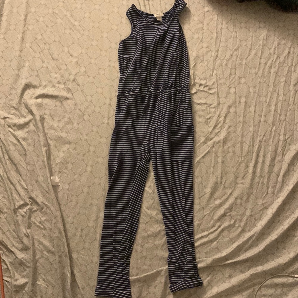 Stripped blue jumper
